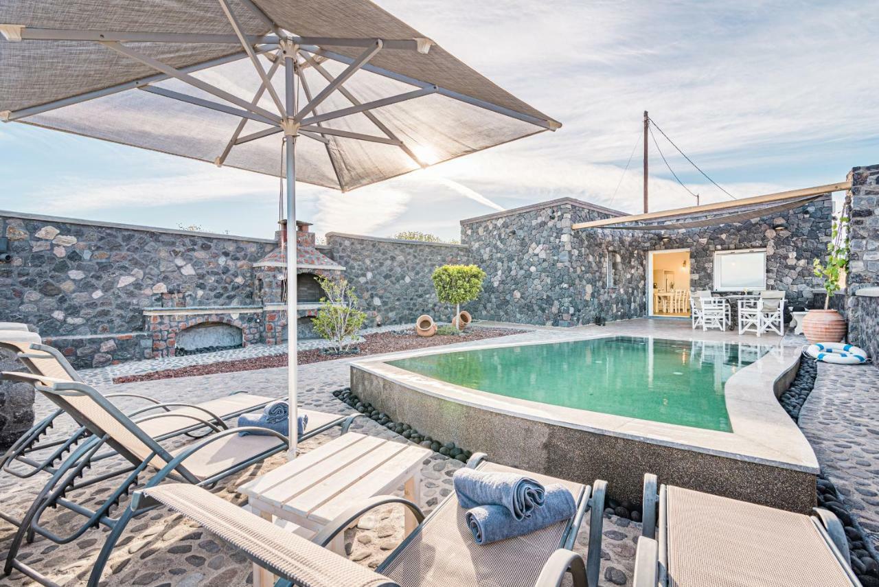 Klimata House - Private Jacuzzi Pool & Bbq Villa Vlychada Екстер'єр фото